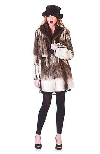 Woman Wearing Fur Jacket and Hat — Bayonne, NJ — Famous Furs Ltd.