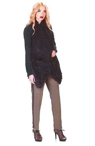 Woman Wearing Clothes Made with Fur — Bayonne, NJ — Famous Furs Ltd.