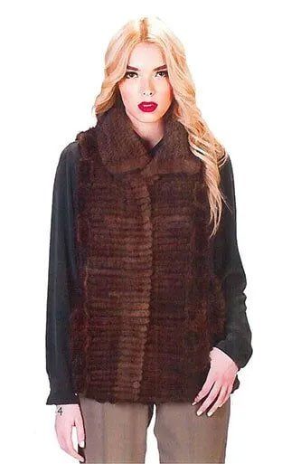 Woman Wearing Brown Fur Jacket — Bayonne, NJ — Famous Furs Ltd.