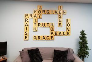 We recently remodeled the youth room