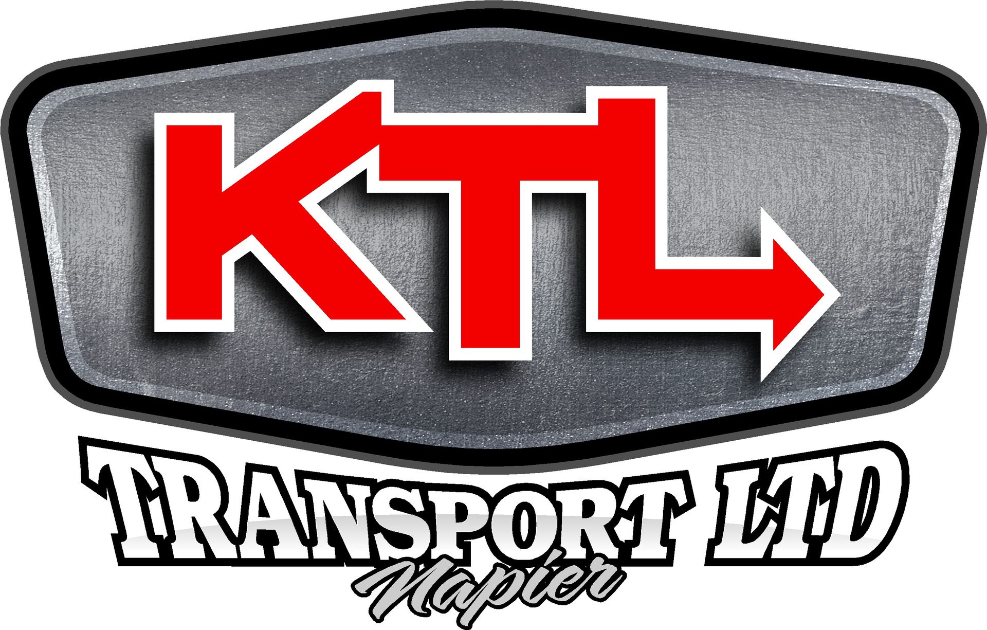 KTL Transport Ltd logo with red letters inside a gray shape;