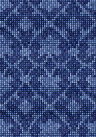 Un motif sans couture de carrés bleus sur fond bleu