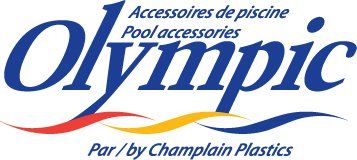 Un logo pour les accessoires de piscine olympique de Champlain Plastics