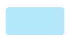 Un rectangle bleu clair avec une bordure blanche sur fond blanc.