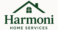 Green logo with a house icon above the word