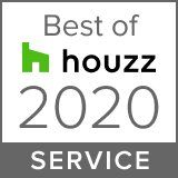 A logo for the best of houzz service in 2020.