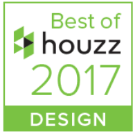 A logo for the best of houzz design in 2017