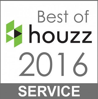 A logo for the best of houzz service in 2016