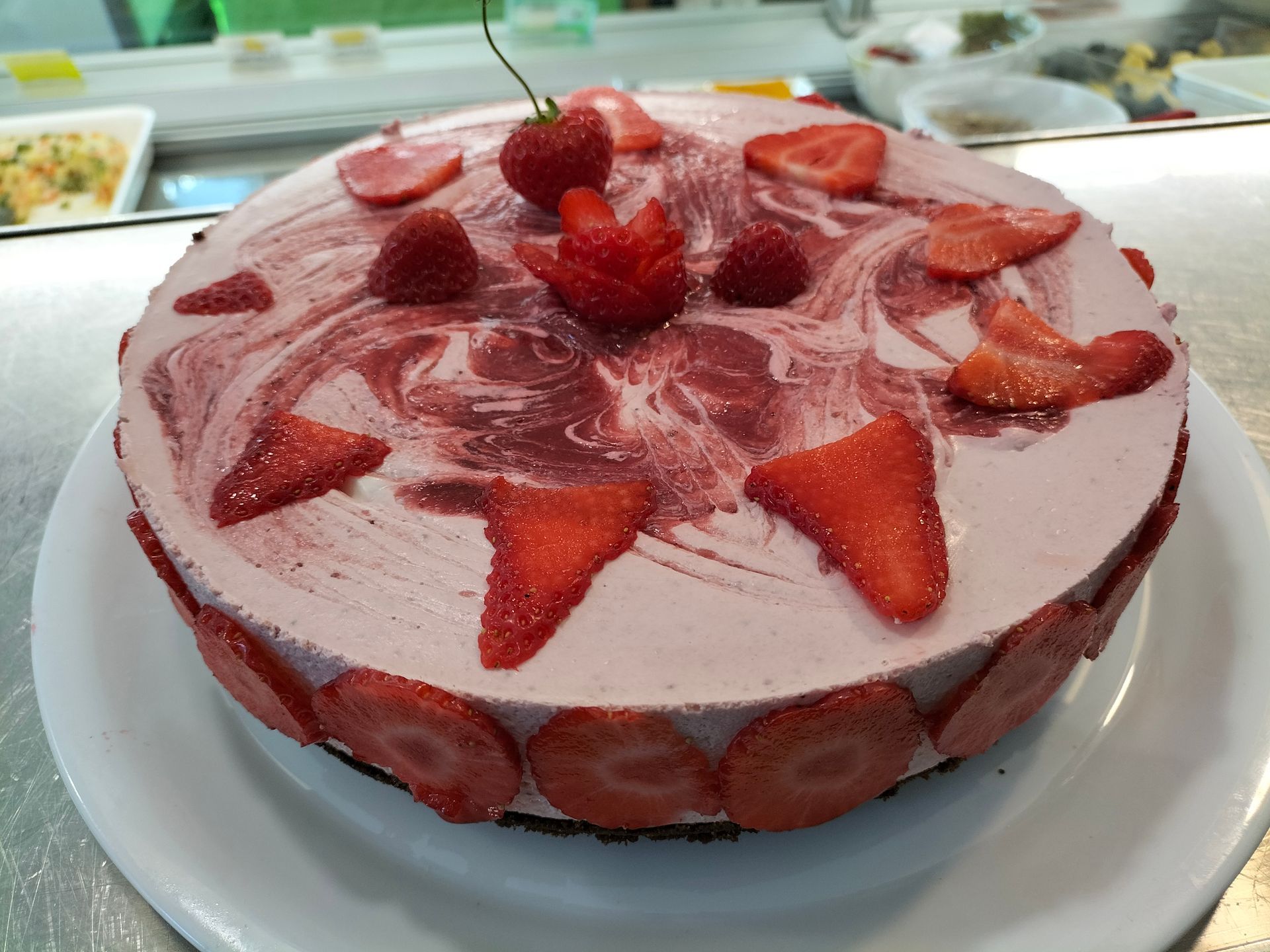 cheesecake alla fragola