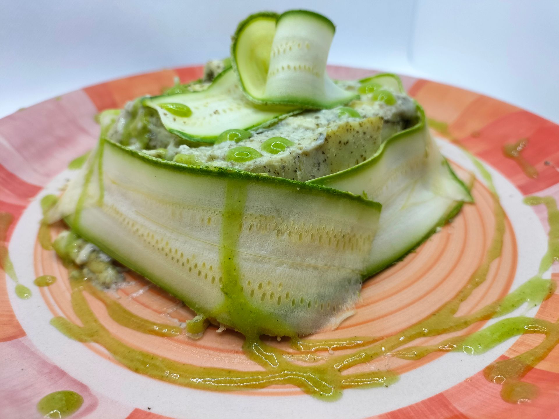 lasagne con zucchine e rucola