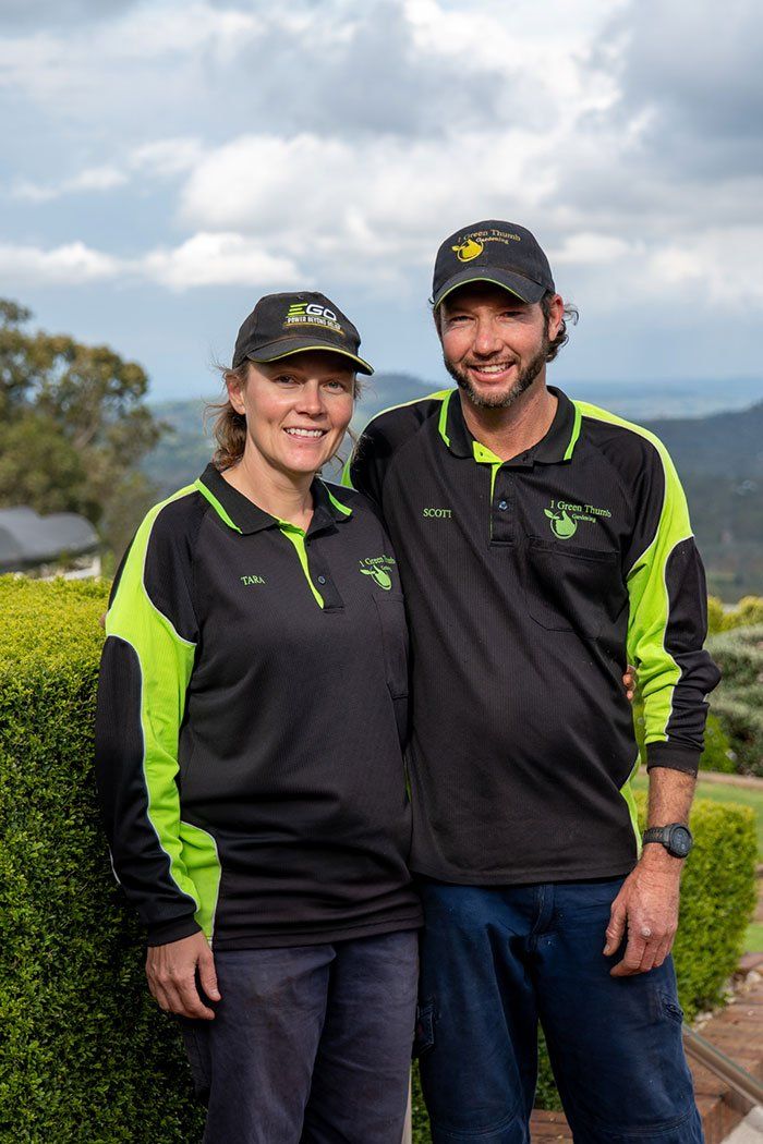 Tara and Scott from 1 Green Thumb Gardening