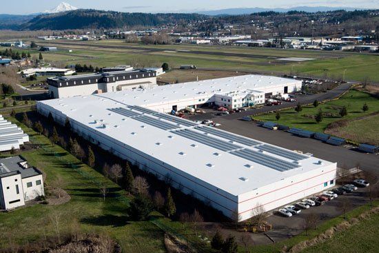 Photo of commercial building roof