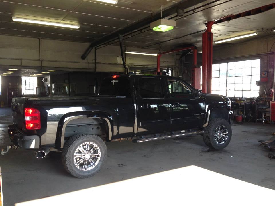 KS automotive black truck