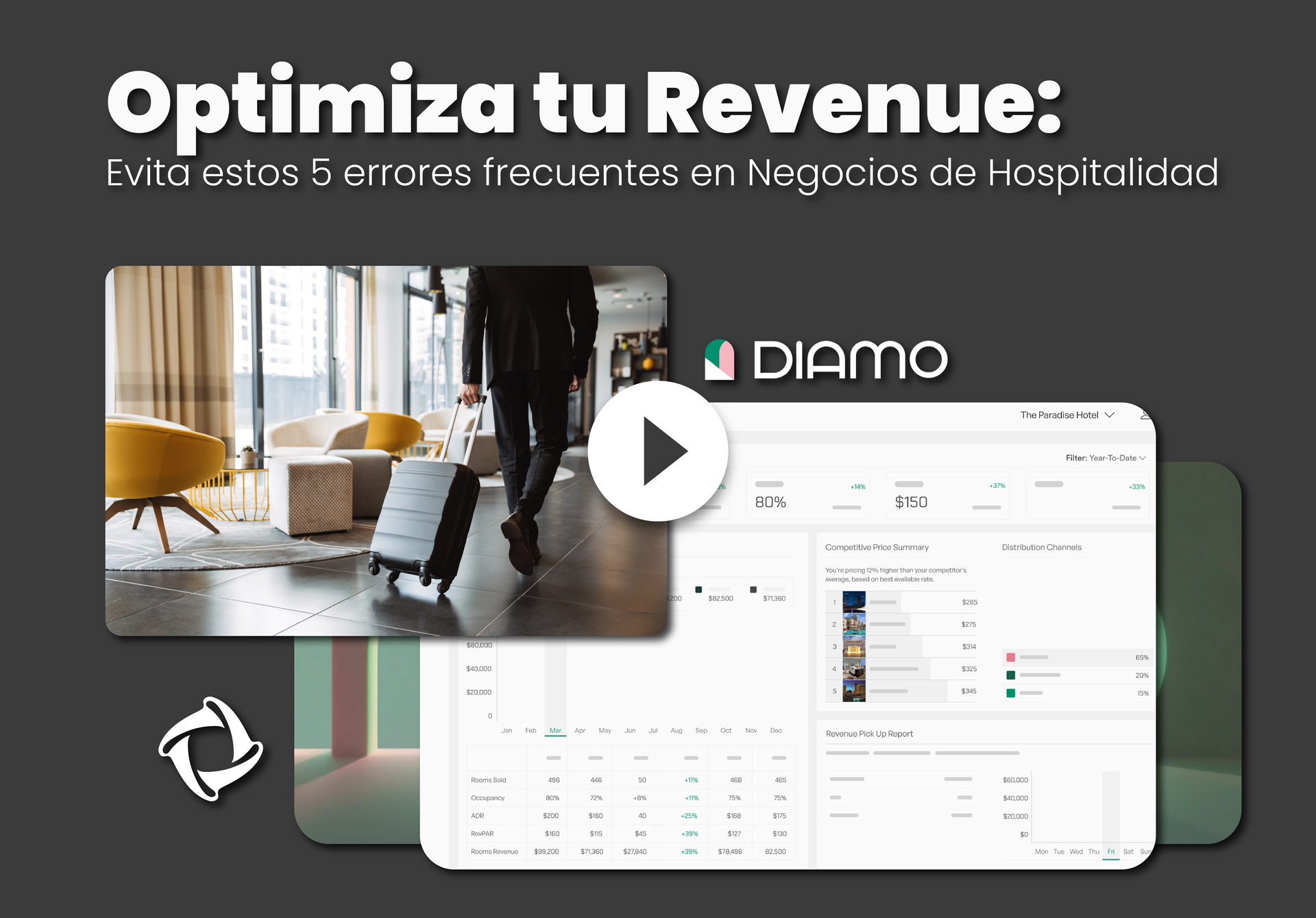 The booking.com logo is on a blue background with a play button.