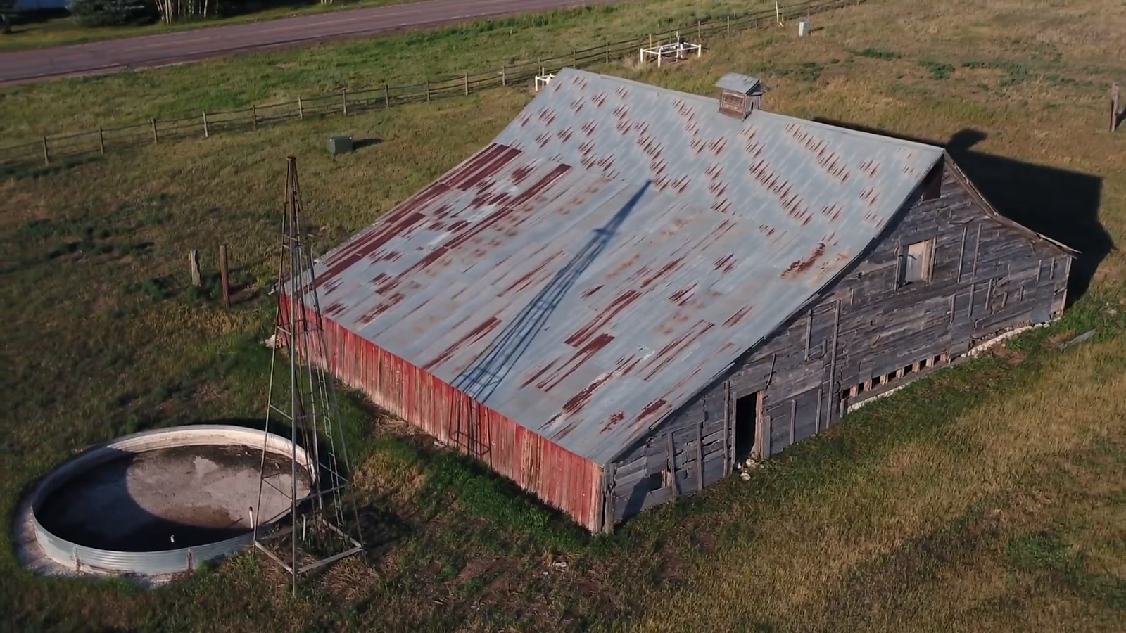 Red Barn Drone Video
