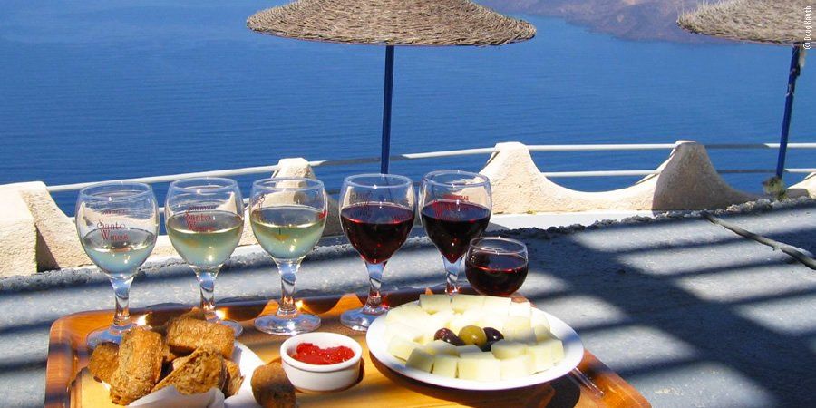 Santorine Grécia Vinhos Wine