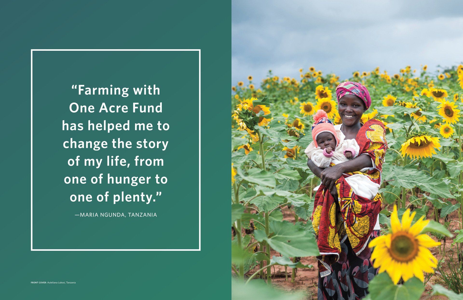 Annual Report Two Page Spread