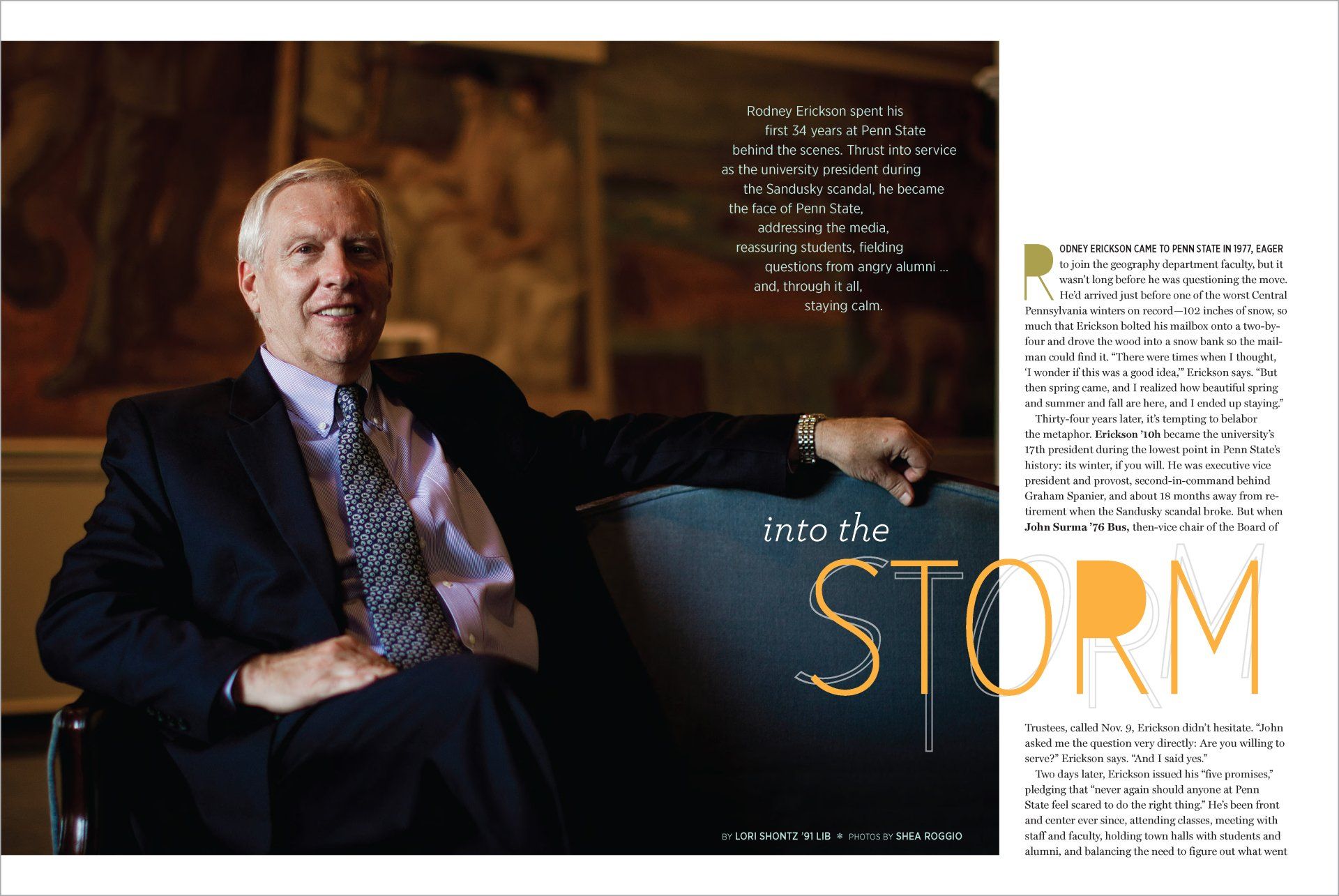 Magazine Feature Opener Design