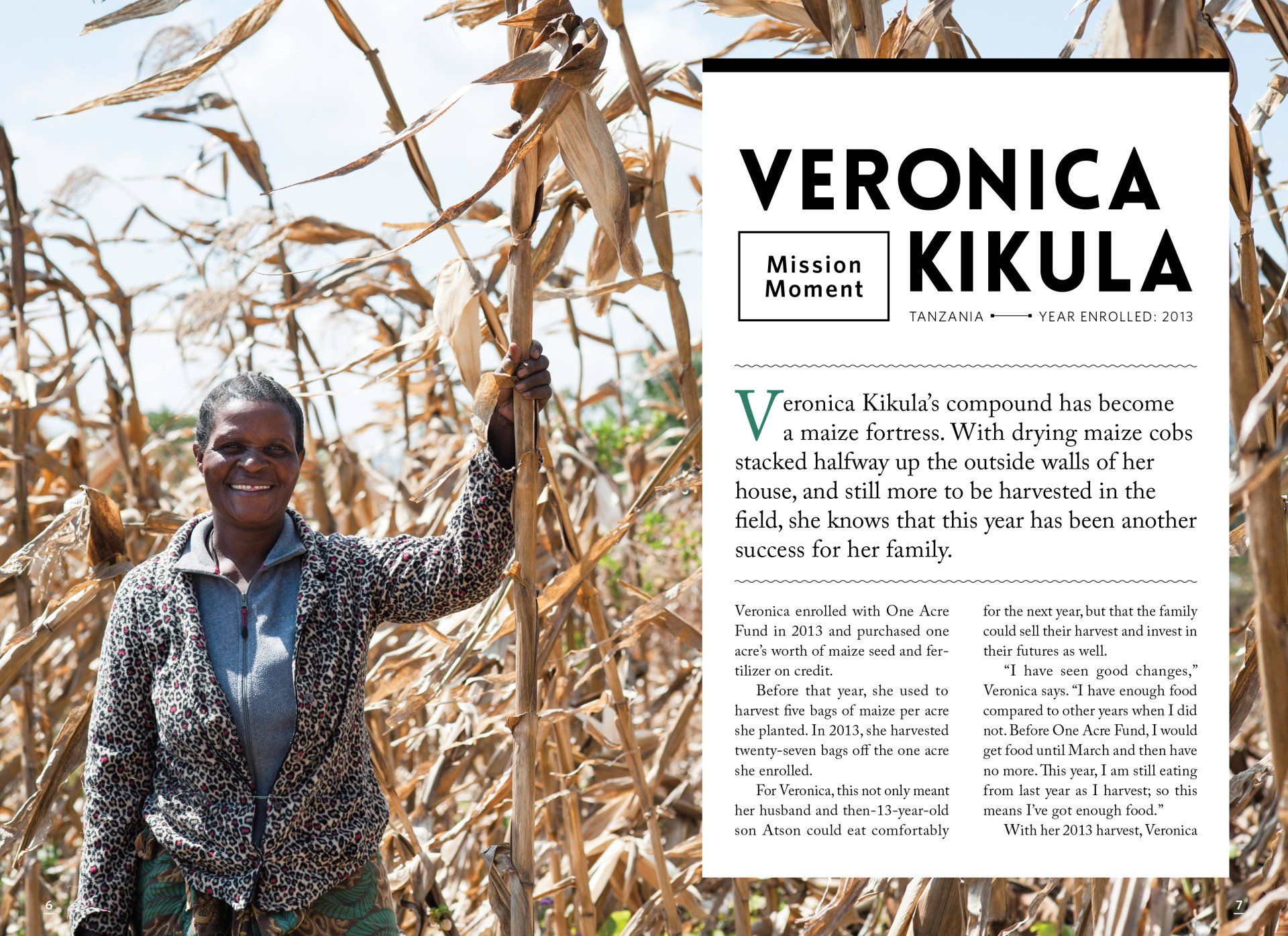 Gala Program Feature Opener Two Page Spread