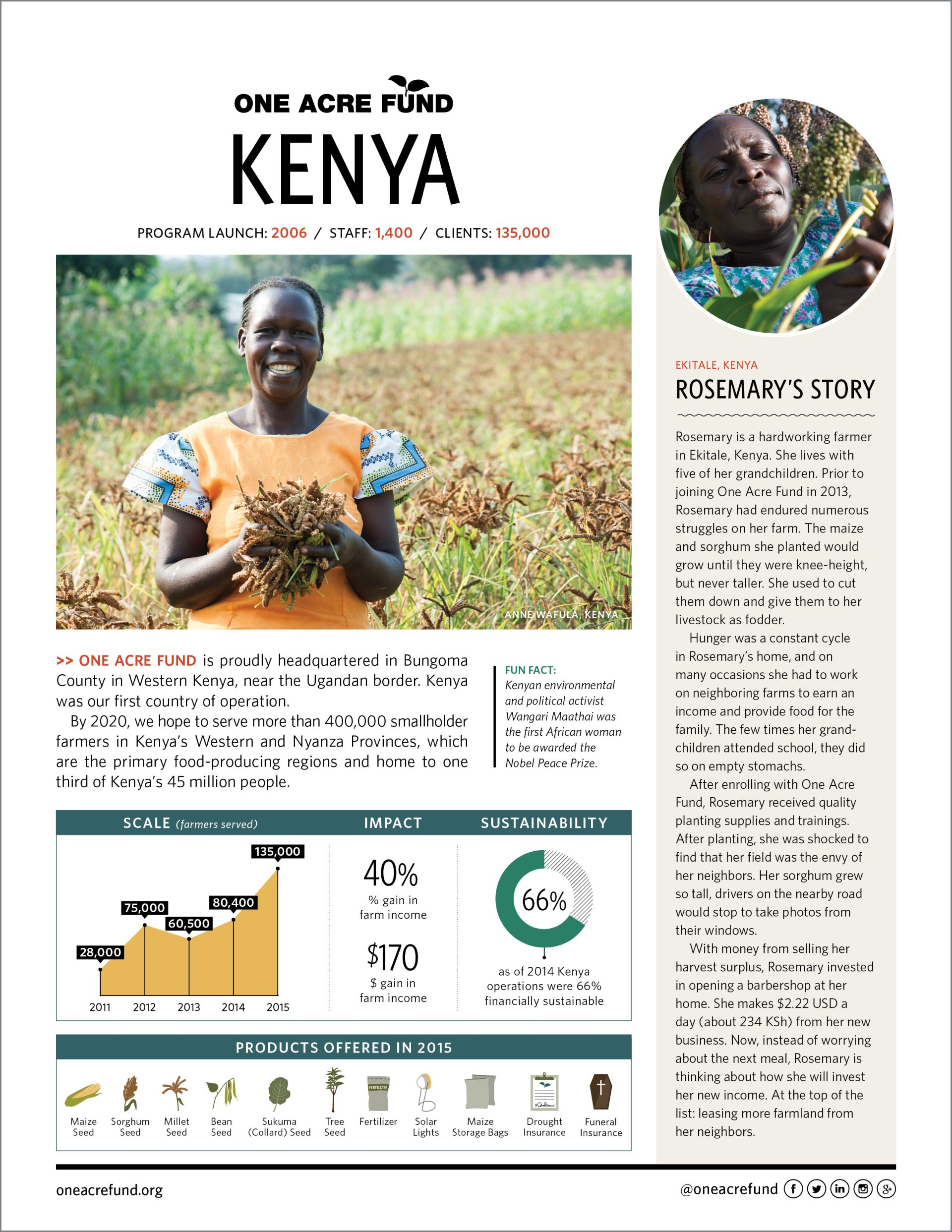 One Pager Design Sample