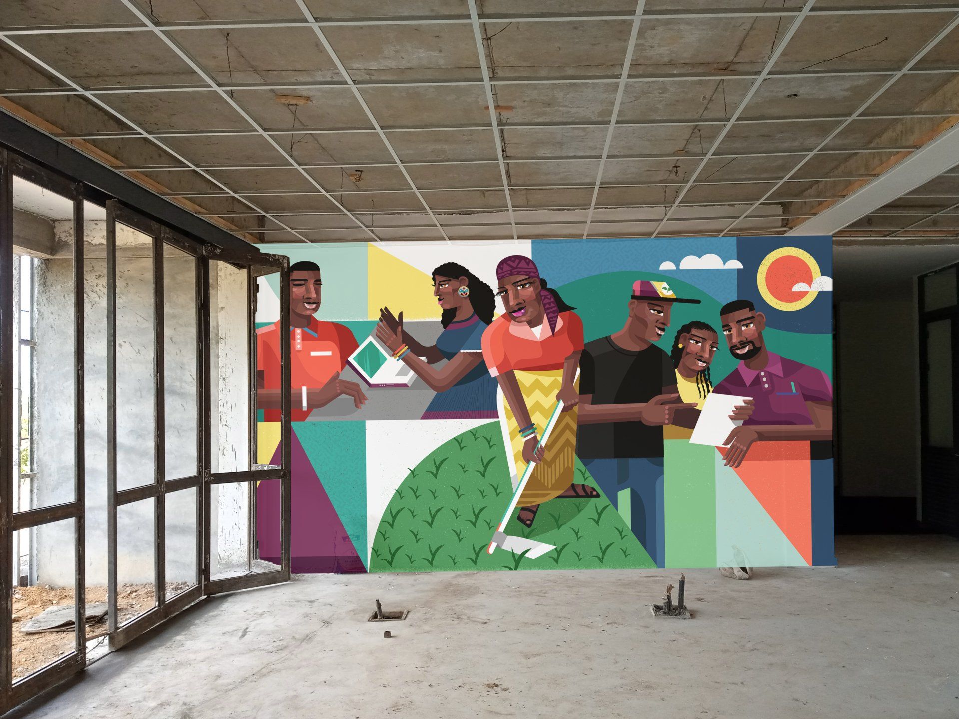 Commissioned Mural by Resoborg