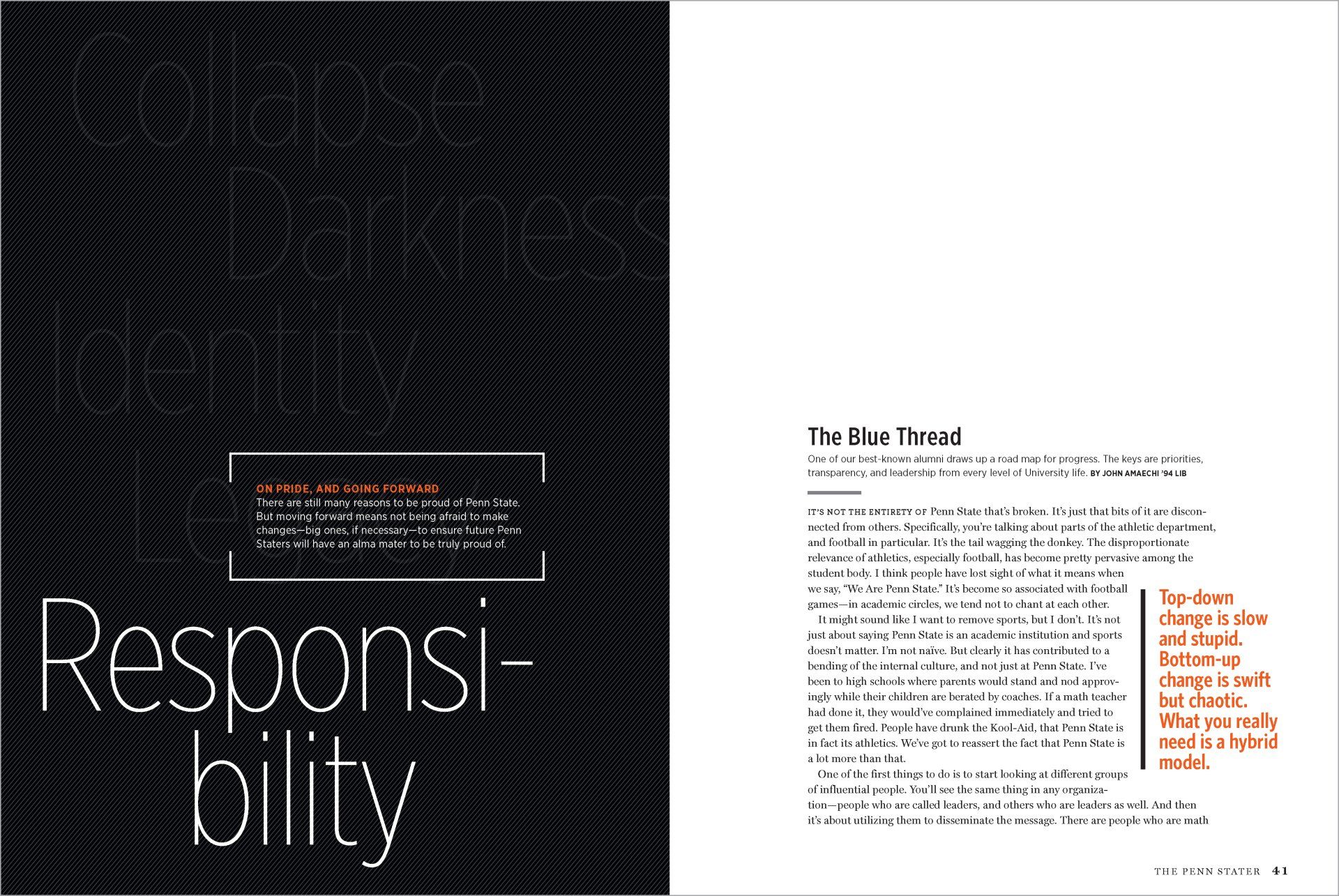 Magazine Feature Design 1 of 3