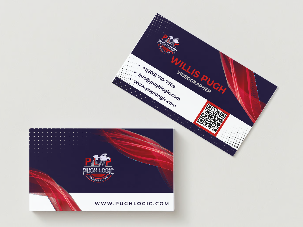 A business card with the name willis puch on it