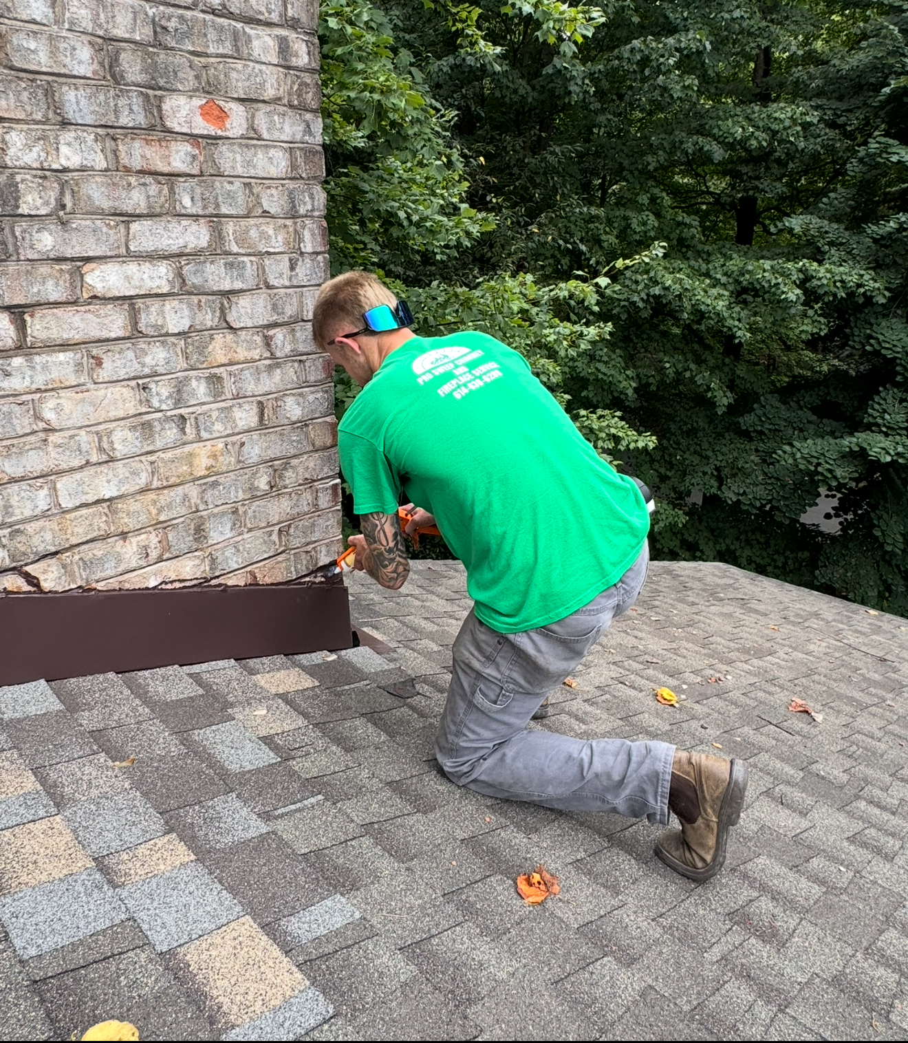 Beautiful Black Chimney — Columbus, OH — Pro Sweep Chimney