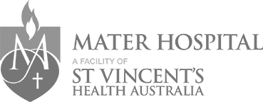 The logo for mater hospital a facility of st vincent 's health australia