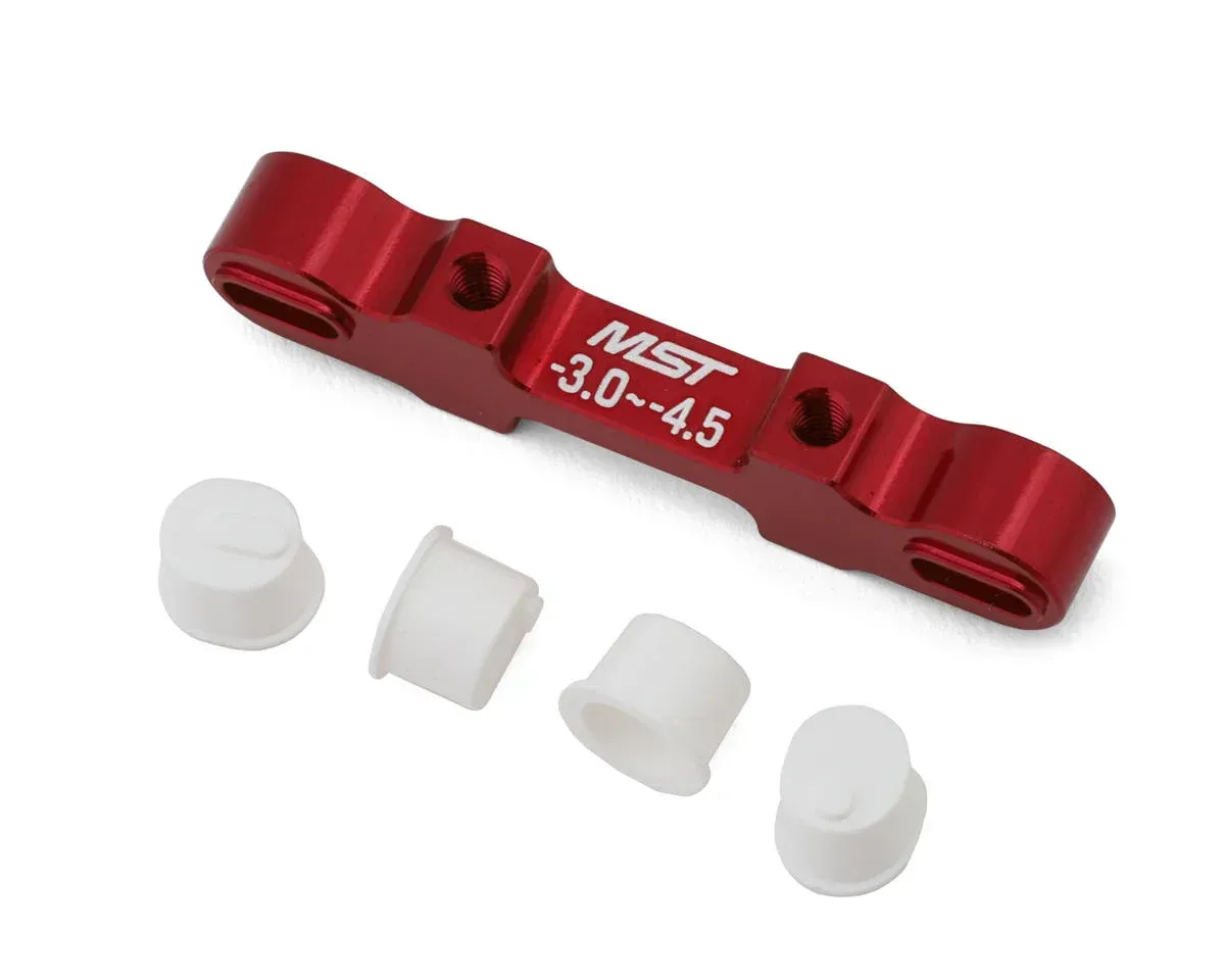 MST RMX/MRX Adjustable Aluminum Suspension Mount (-3.0~-4.5) (Red)