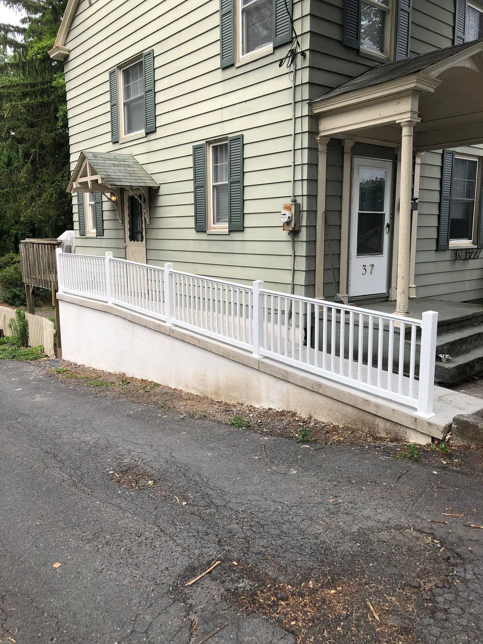 Residential property exterior before site work