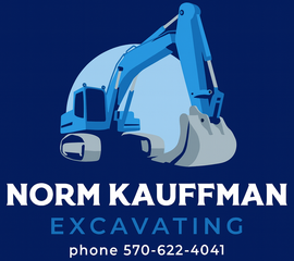 Norm Kauffman Excavating excavator logo