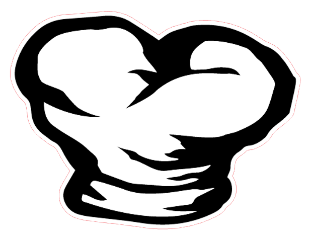 A black and white drawing of a chef 's hat on a white background.