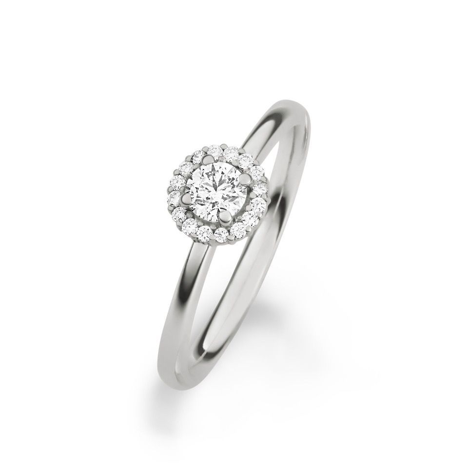 Ehering Solitär Platin