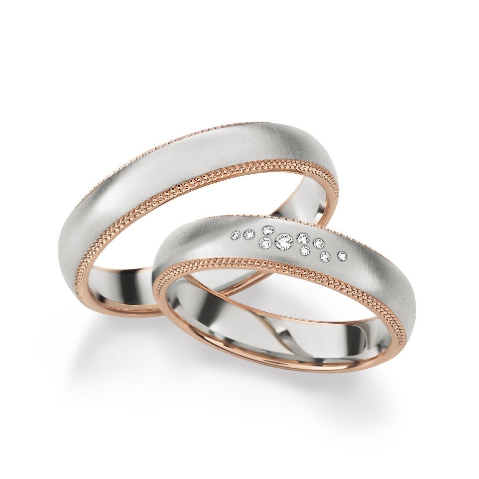 Eheringe Weißgold Roségold