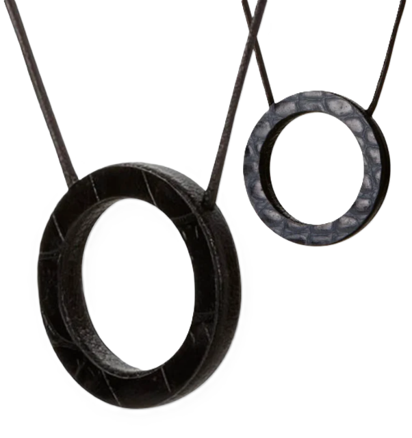 SPEKLACE by Le Kevin Luxury Eyewear Holder in Black Grey Duo.