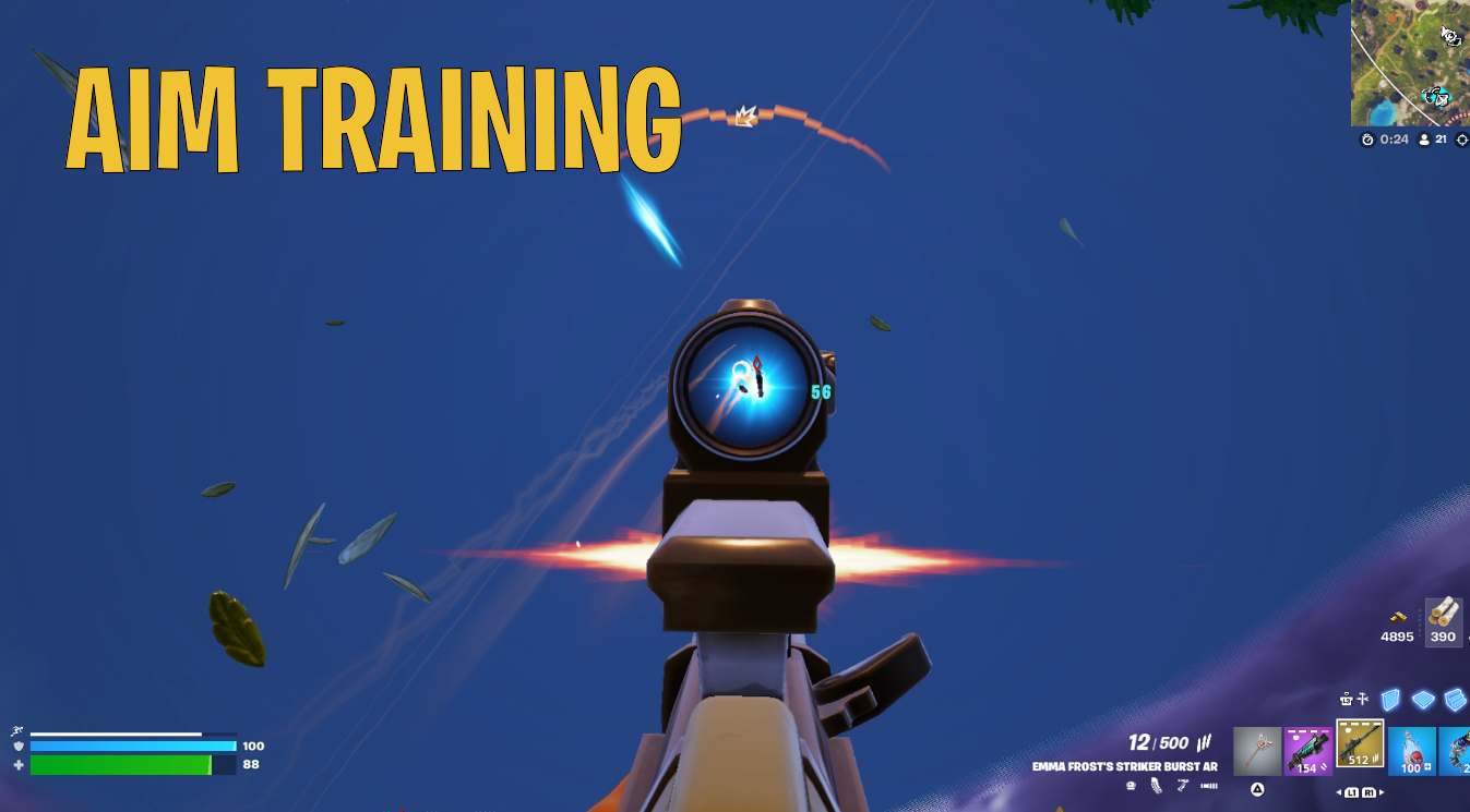 Aim training for Fortnite