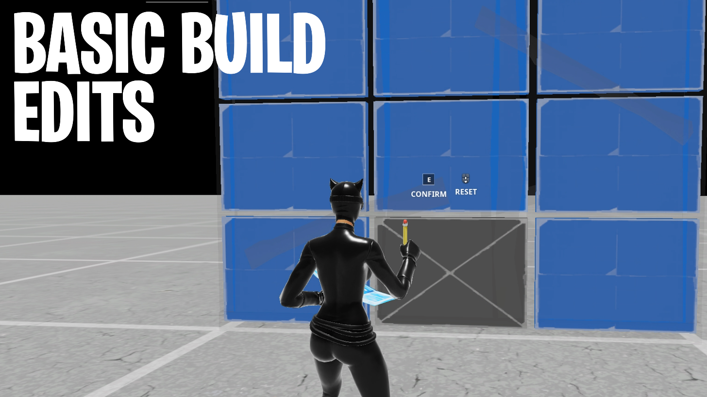 Basic build edits in Fortnite
