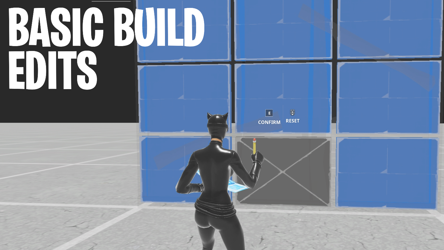 basic build edits in Fortnite