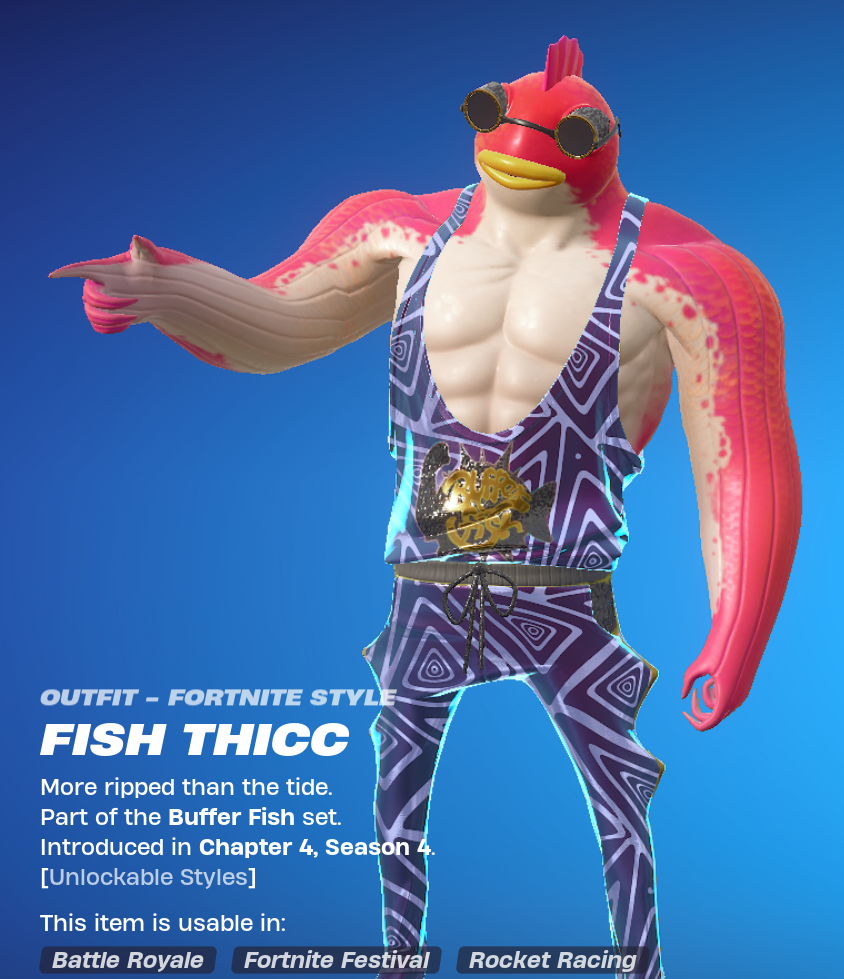 Fortnite Skin selection