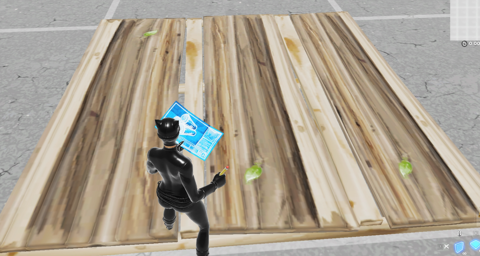 basic build components in Fortnite - floor