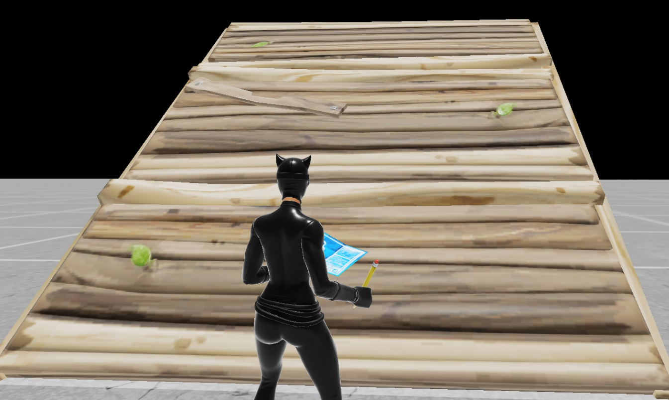 basic build components in Fortnite - ramp stairs