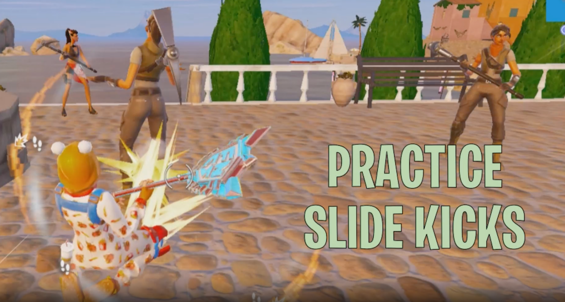 The power of slide kicking in Fortnite