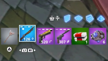 Inventory cycling strategy in Fortnite