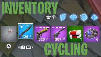 Inventory cycling strategy in Fortnite