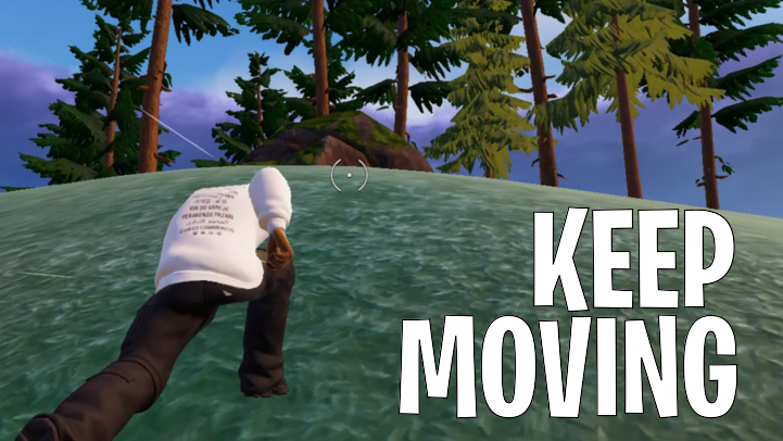 How to move fast and keep moving in Fortnite as a competitive strategy