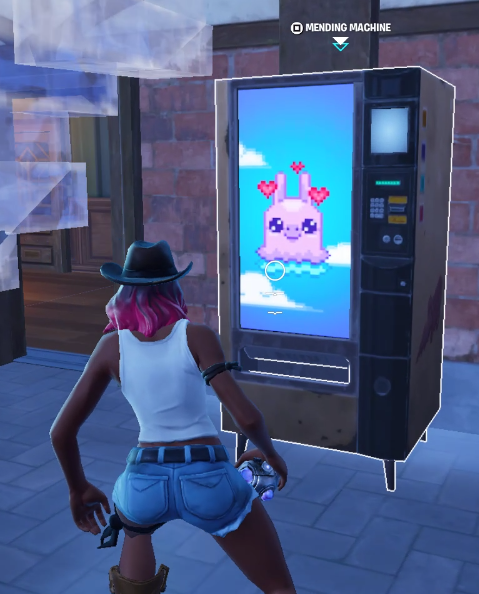 Vending and Mending machines in Fortnite