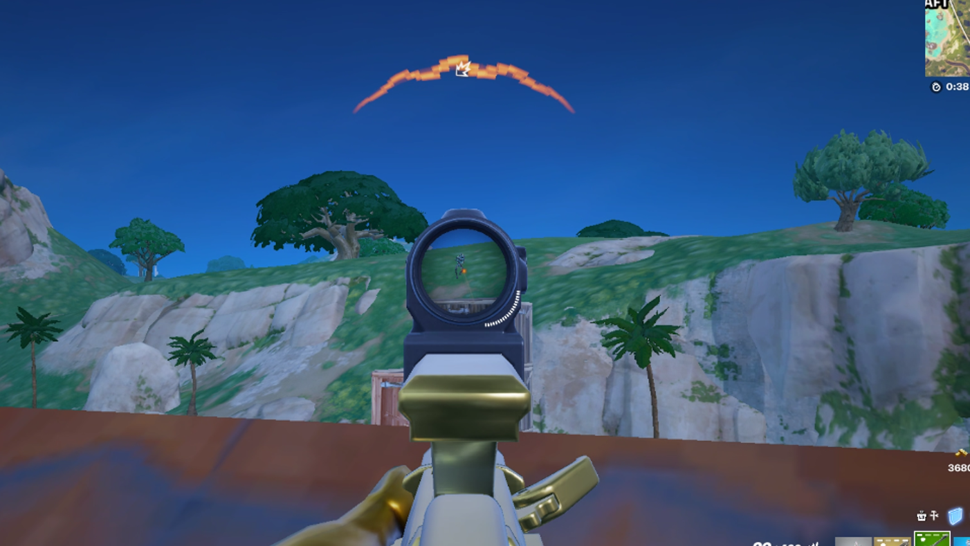 Aim training for Fortnite - red dot optic