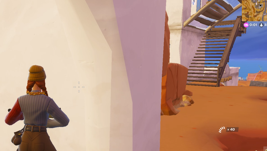 Basic peeking in Fortnite