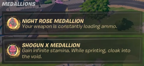 Fortnite Ch6:S1 Medallions